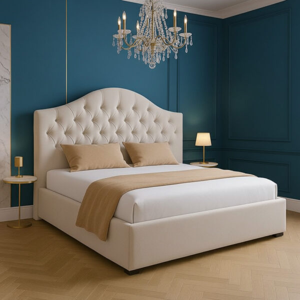 Elysian Curve Upholstered Bed