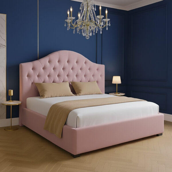 Elysian Curve Upholstered Bed