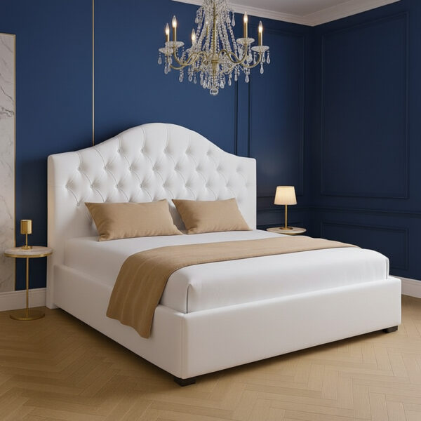 Elysian Curve Upholstered Bed