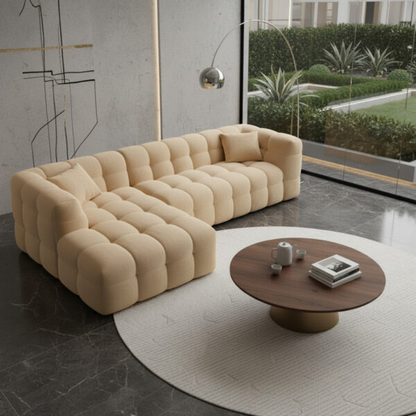Lunara Cloud Modular Bouclé Sectional Sofa