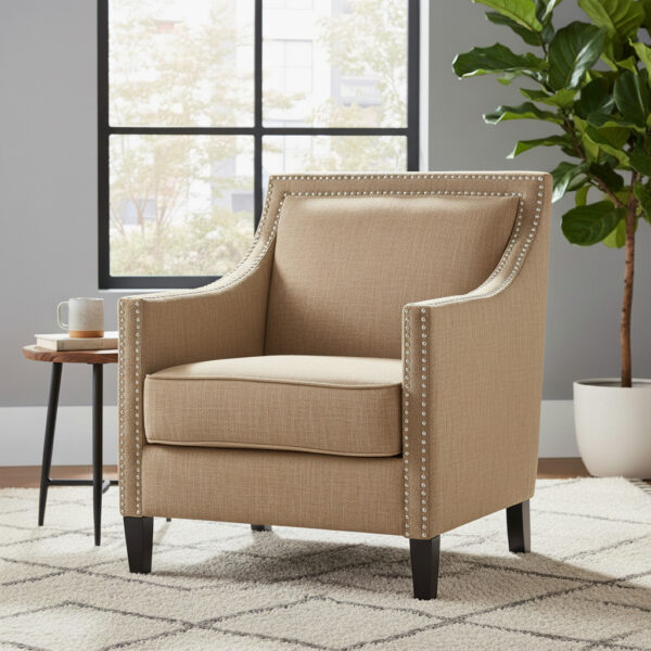 Elegant Upholstered Arm Chair
