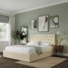 Serene Velvet Tufted Bed