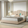 Aurelia Crown Upholstered Bed