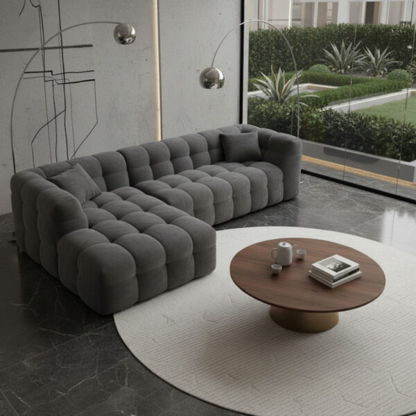 Lunara Cloud Modular Bouclé Sectional Sofa