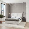 Linear Velvet Bed