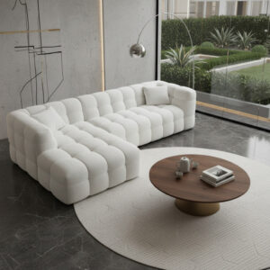 Lunara Cloud Modular Bouclé Sectional Sofa