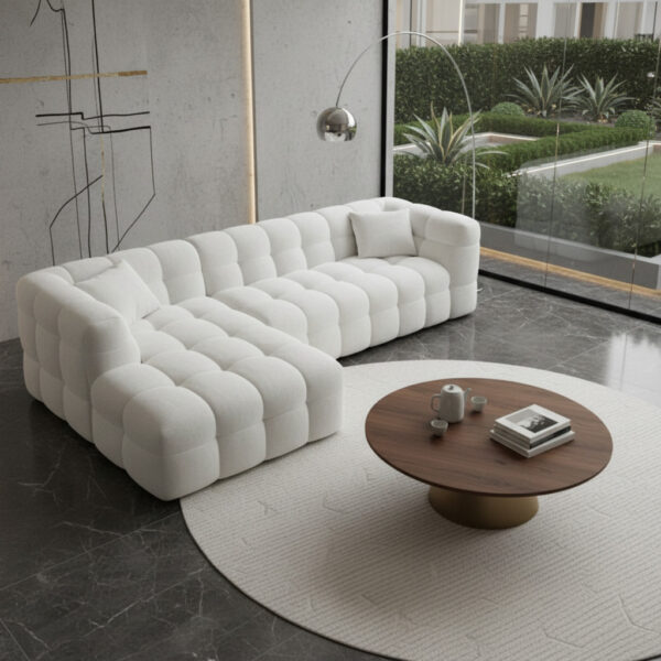 Lunara Cloud Modular Bouclé Sectional Sofa